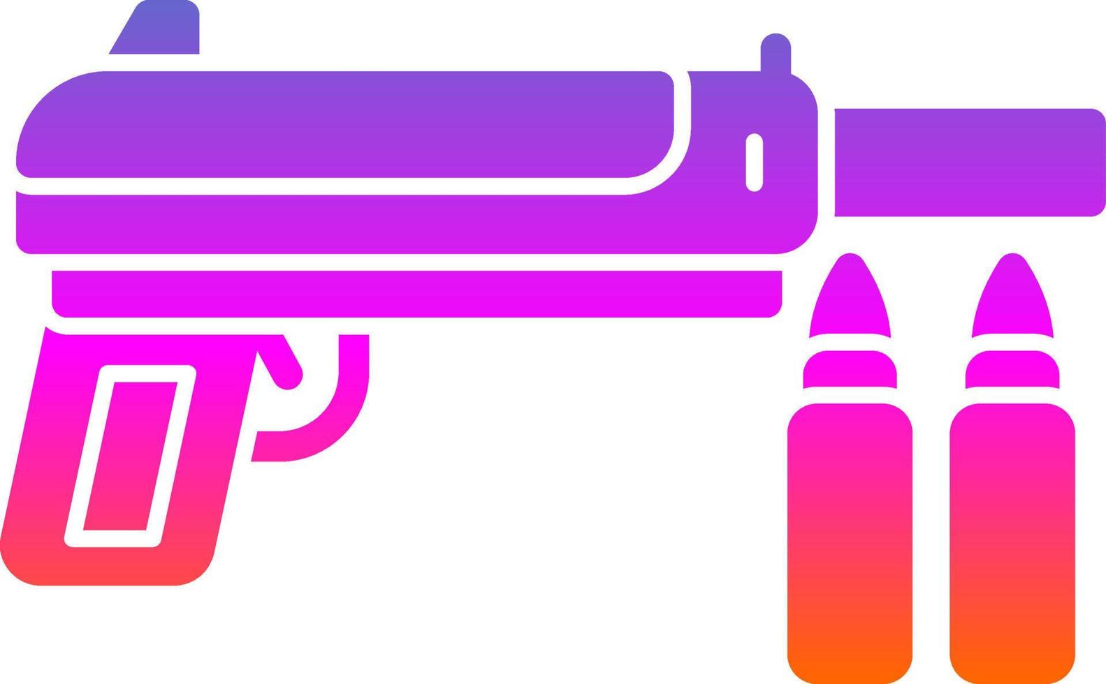 icono de vector de pistola