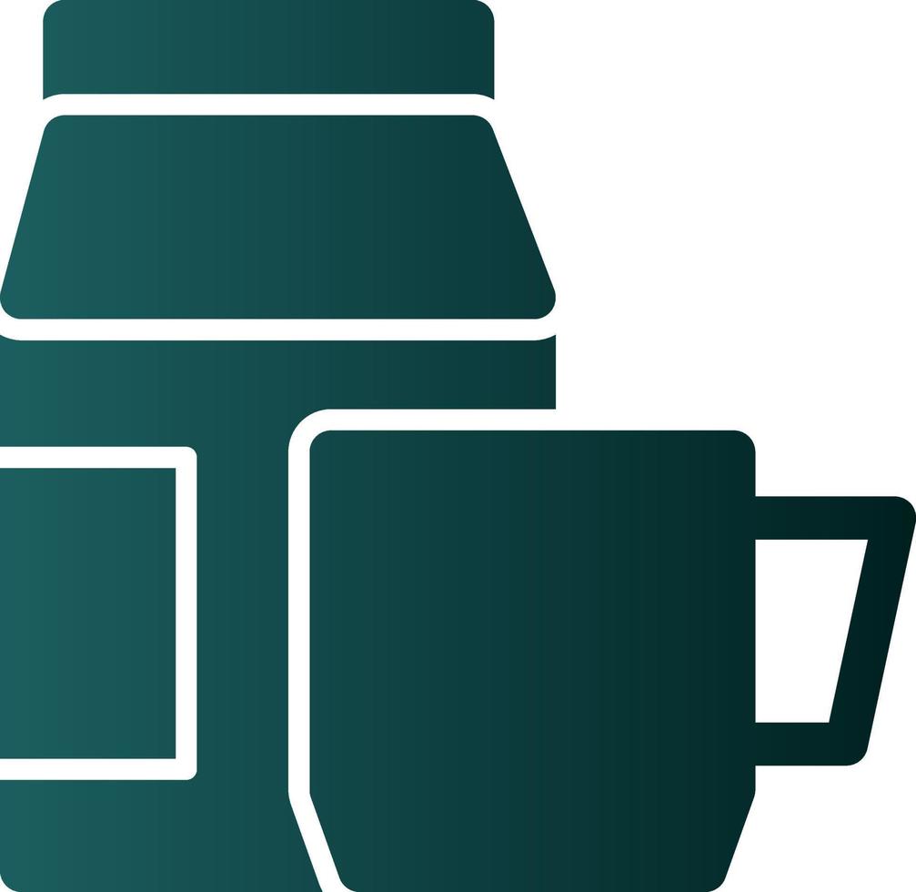 Coffee Milk Vector Icon Design