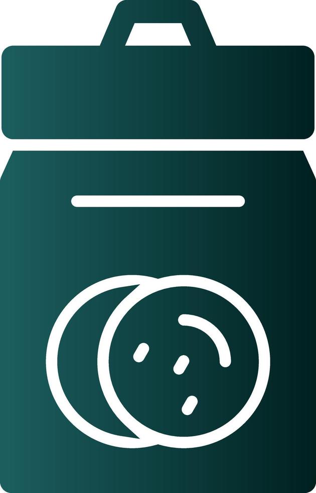 Cookie Jar Vector Icon Design