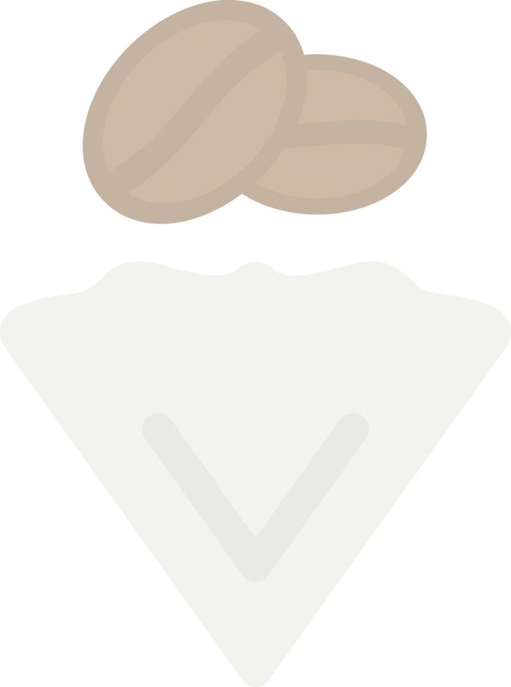 Coffee Filter Vector Icon Design
