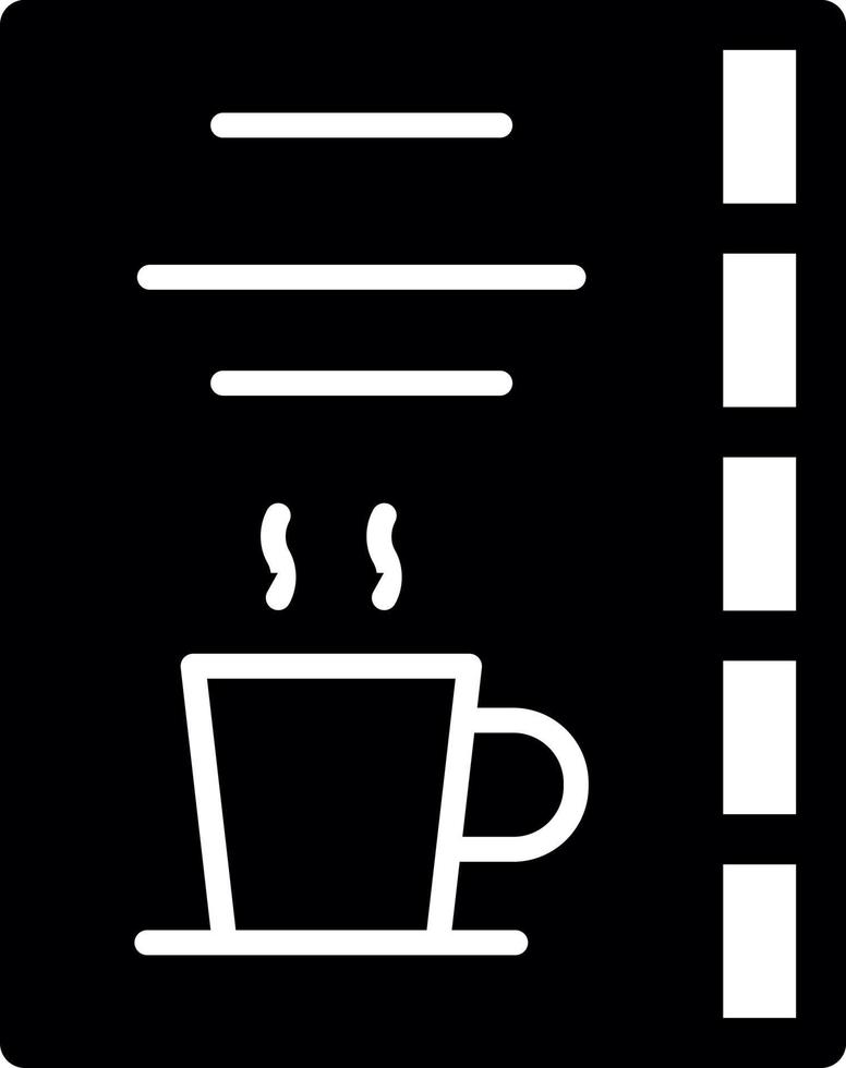 Coffee Card Vector Icon Design