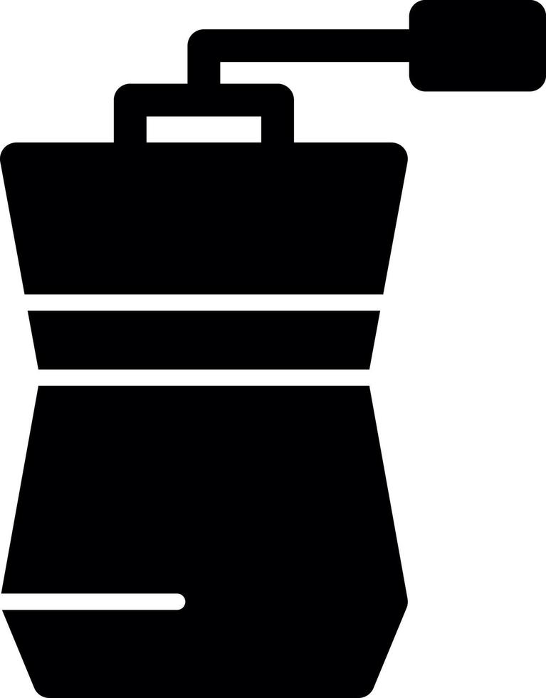 Coffee Grinder Vector Icon Design