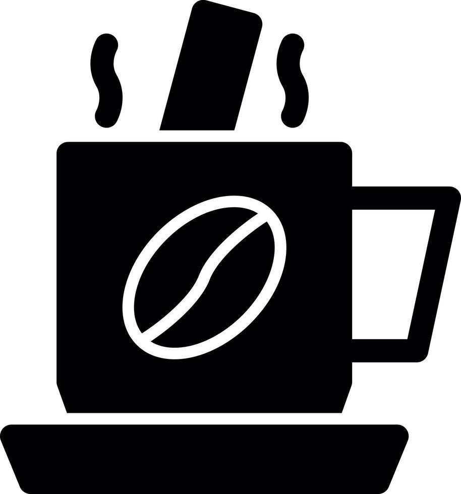 Coffee Mixing Vector Icon Design