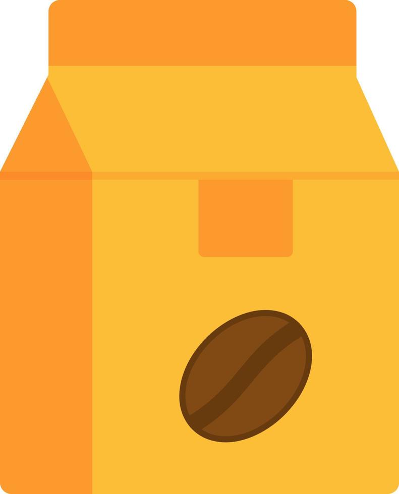 Coffee Bag Vector Icon Design