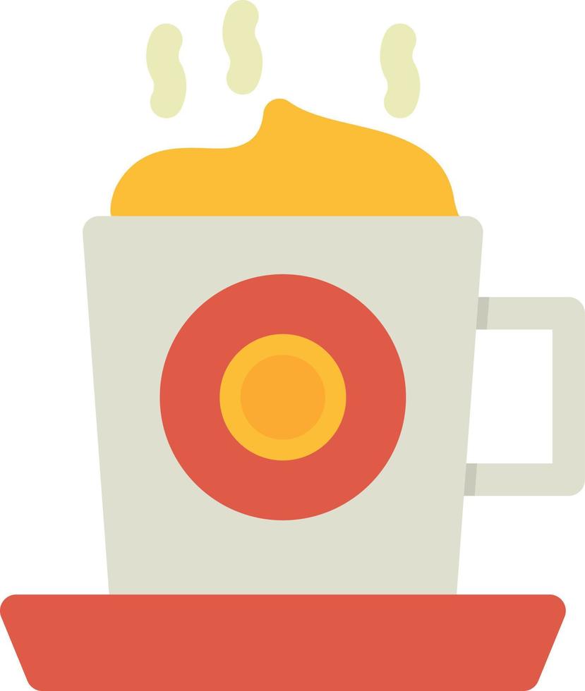 diseño de icono de vector de capuchino