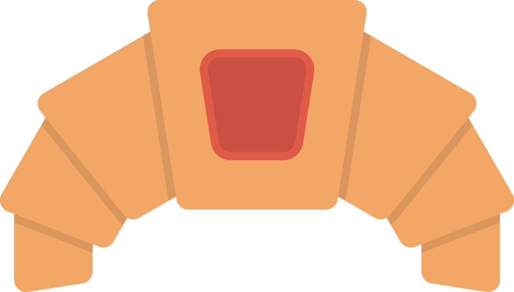 Croissant Vector Icon Design