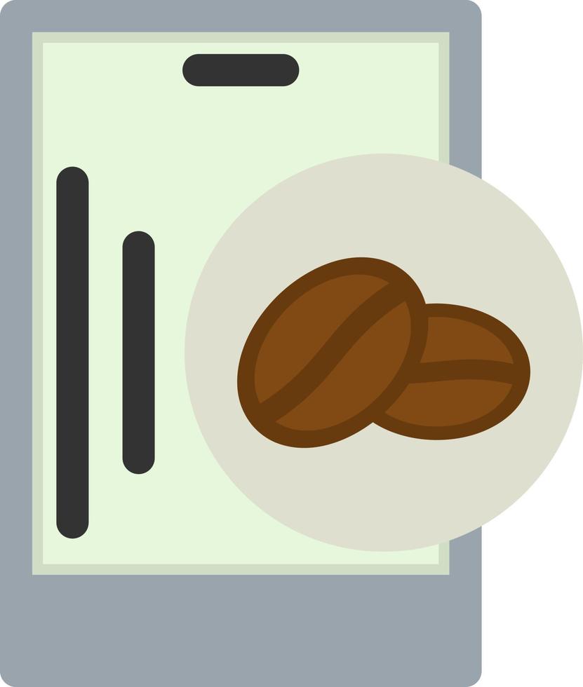 Coffee Mobile Vector Icon Design
