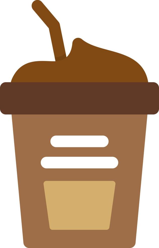 diseño de icono de vector de frappuccino