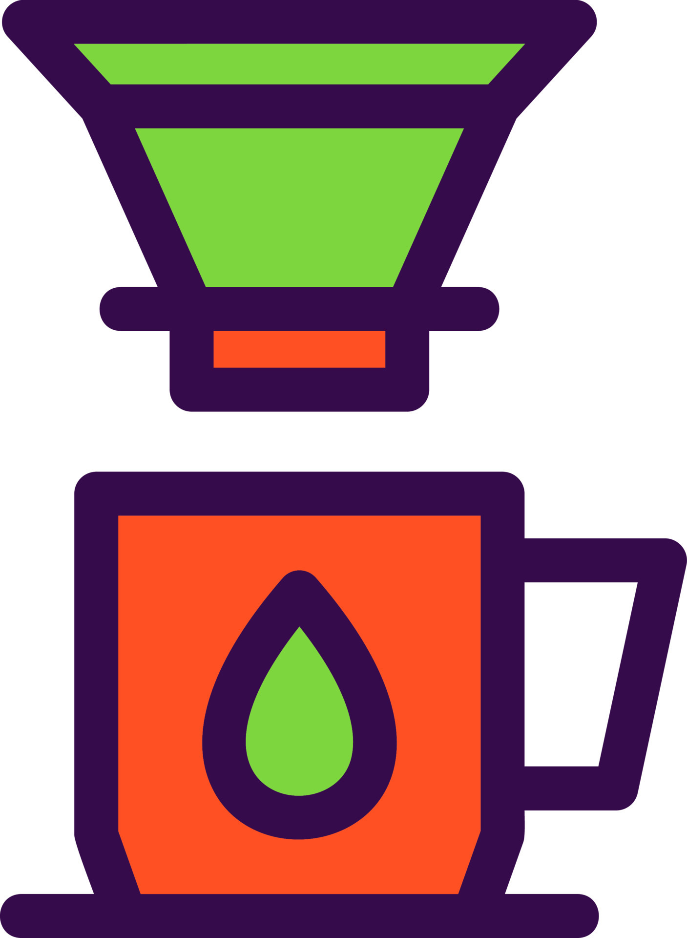 Coffee Dripper Vector Icon Design 15352369 Vector Art at Vecteezy