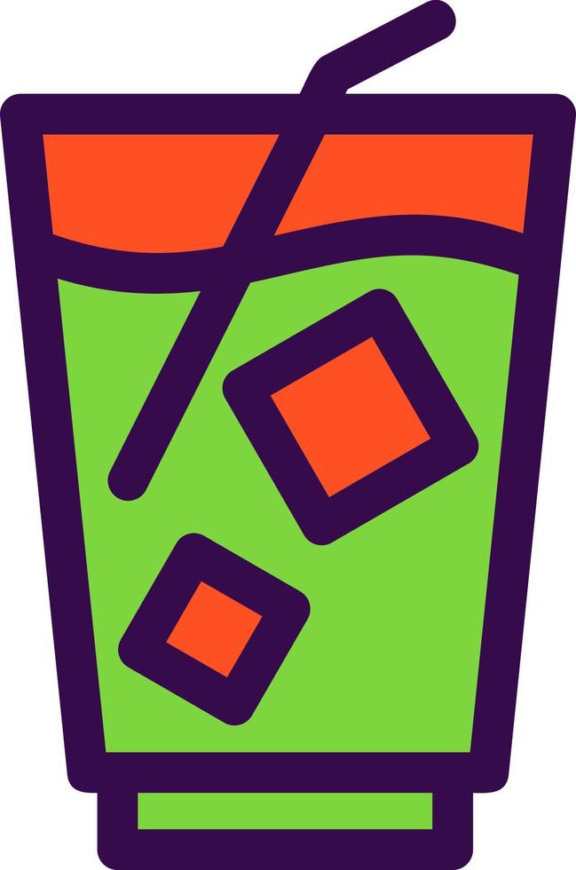 Milkshake Vector Icon Design