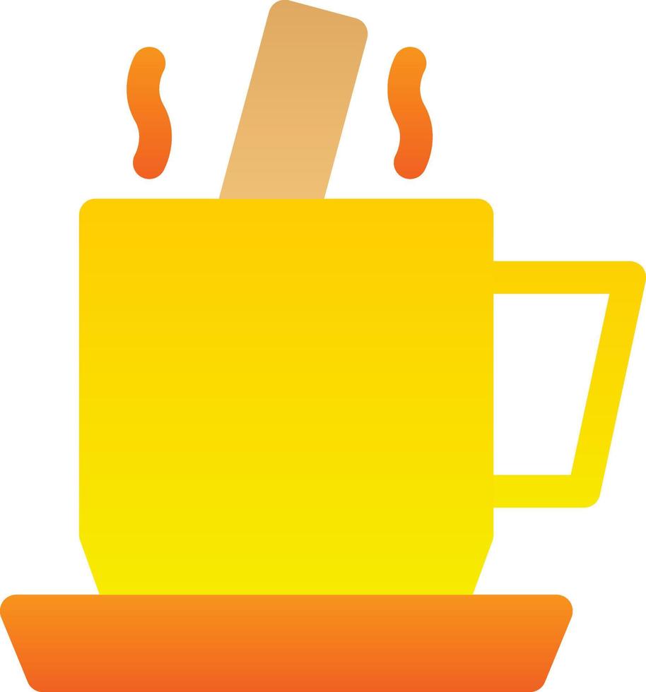 Coffee Mixing Vector Icon Design