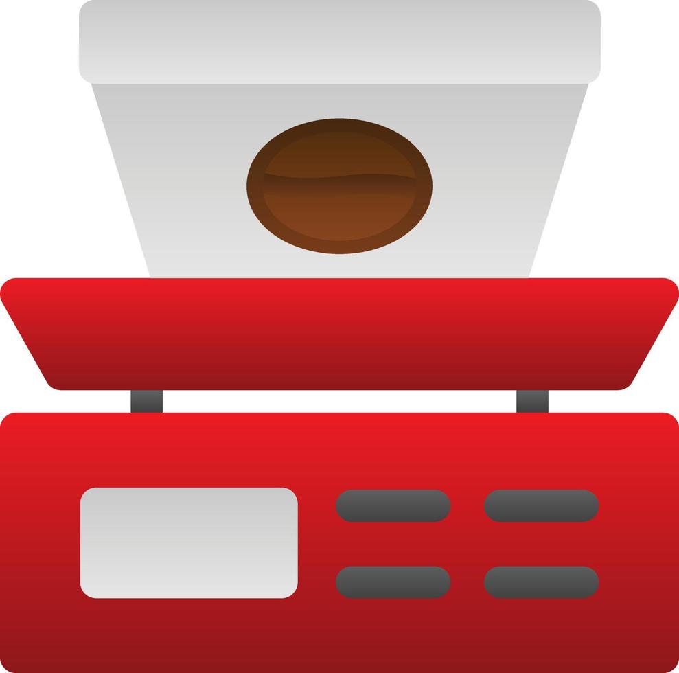 Coffee Scale Vector Icon Design