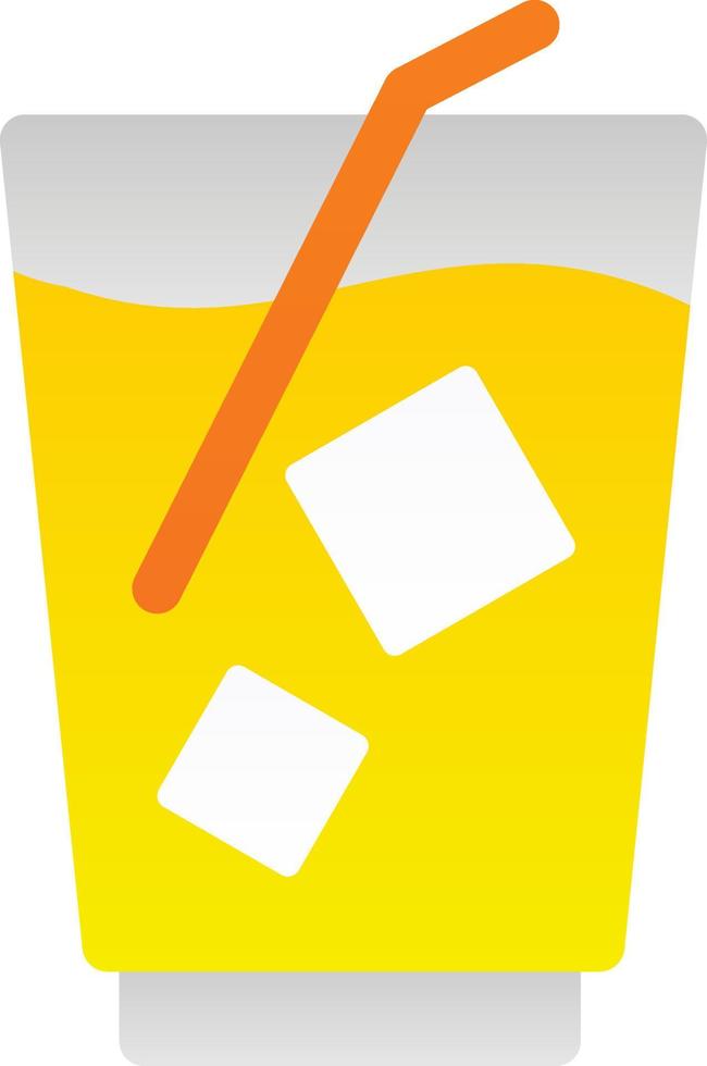 Milkshake Vector Icon Design
