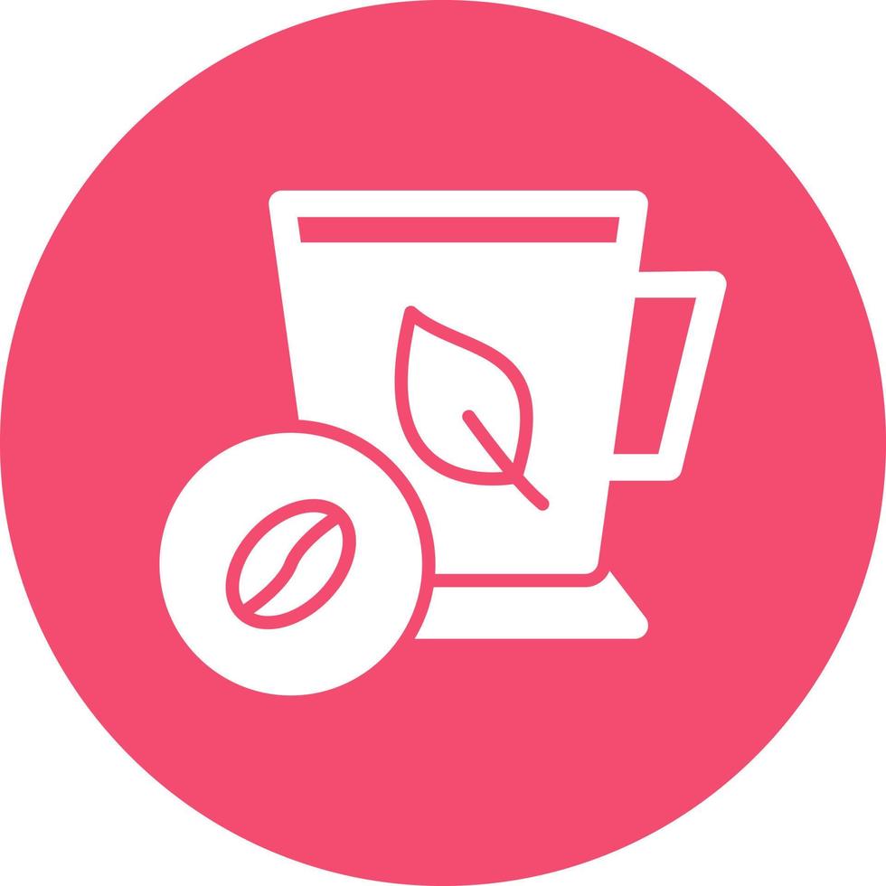 Mint Coffee Vector Icon Design