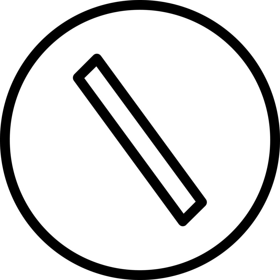 Slash Vector Icon Design