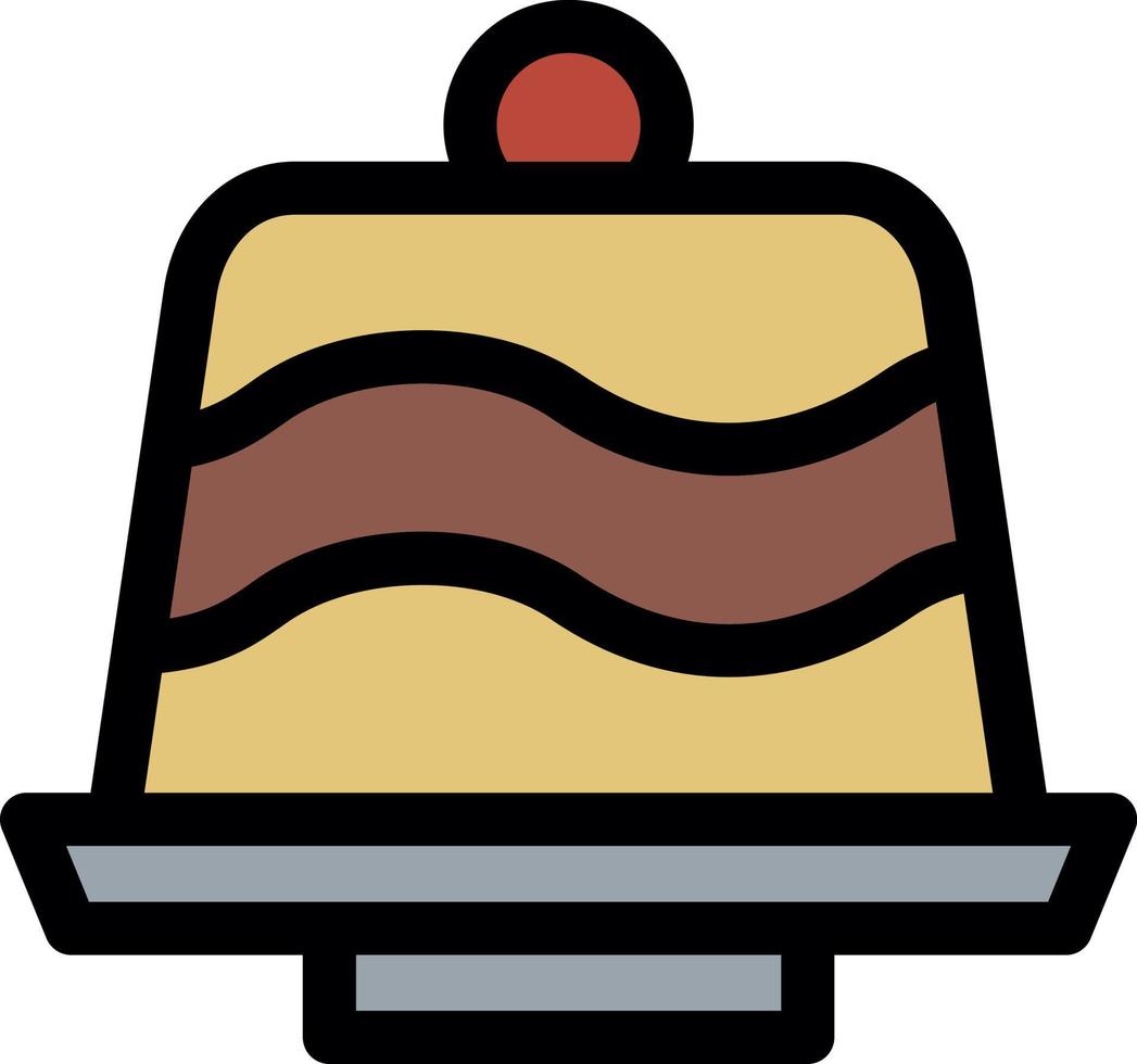 Cake Vector Icon Design