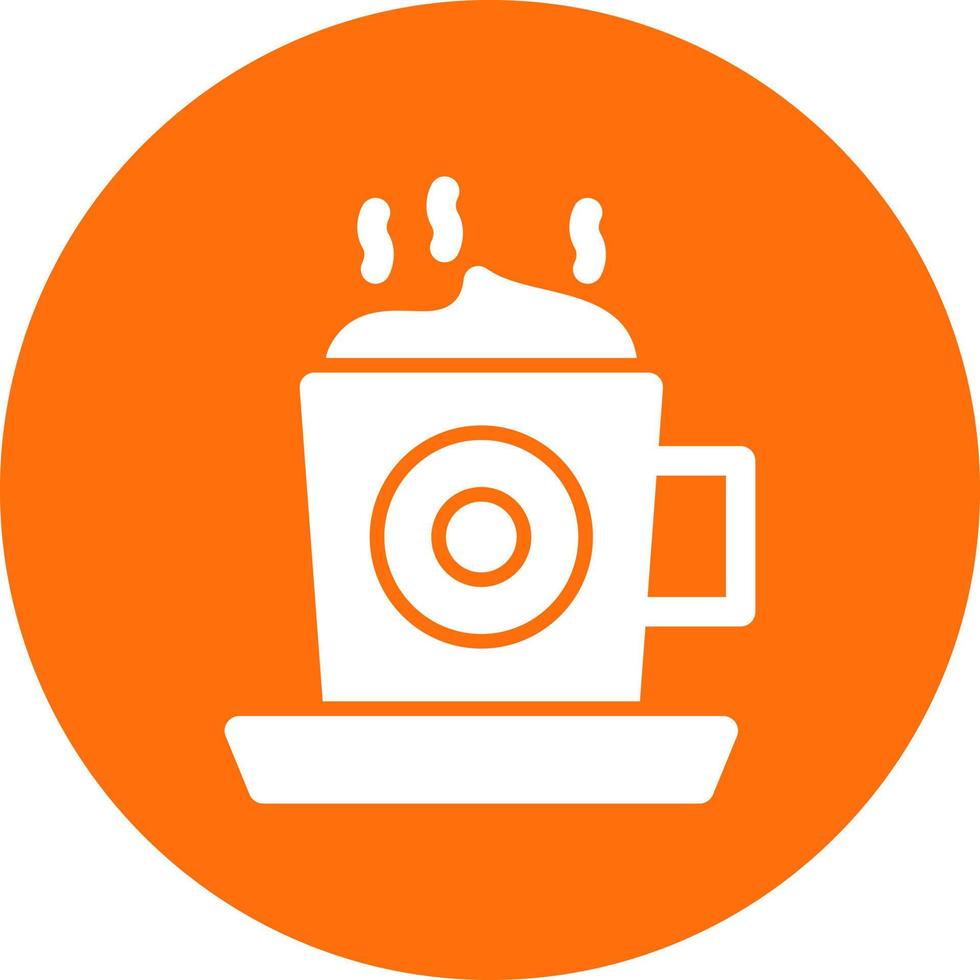 diseño de icono de vector de capuchino