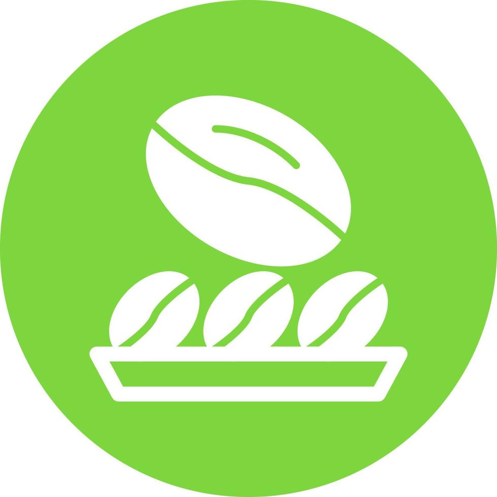 Coffee Beans Vector Icon Design
