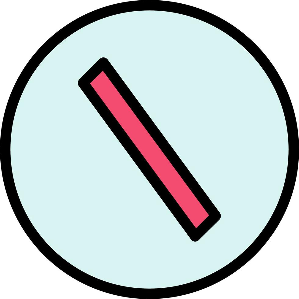 Slash Vector Icon Design