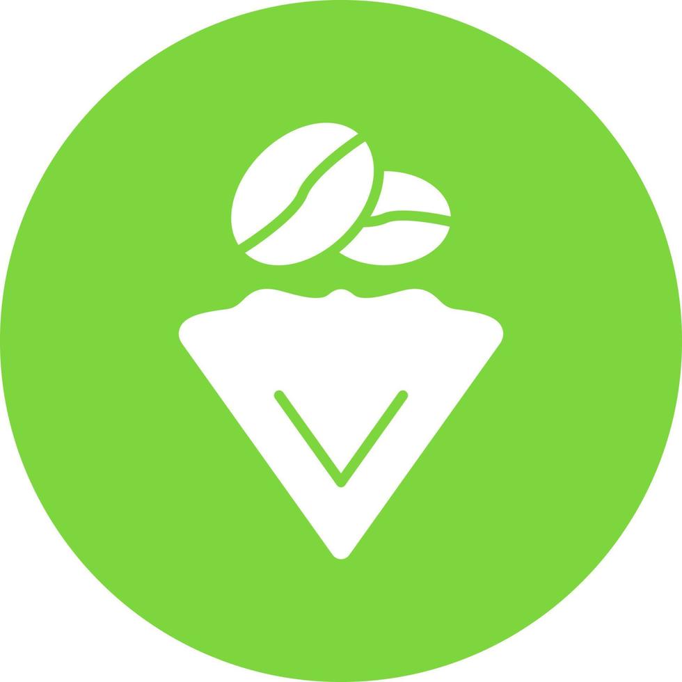 Coffee Filter Vector Icon Design