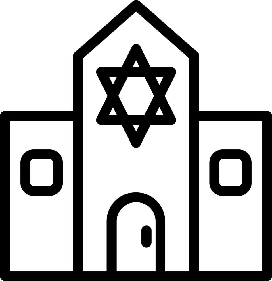 Synagogue Vector Icon Design