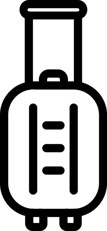 Suitcase Rolling Vector Icon Design