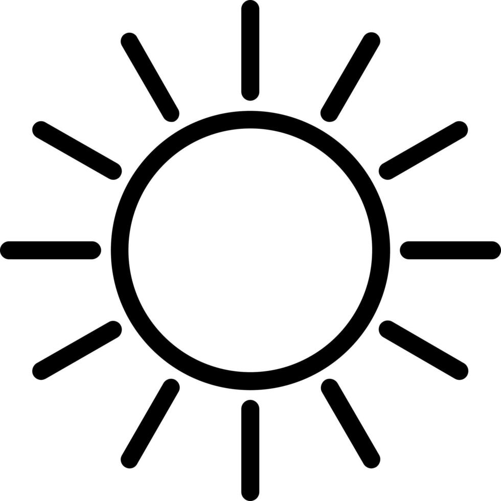 Sun Vector Icon Design