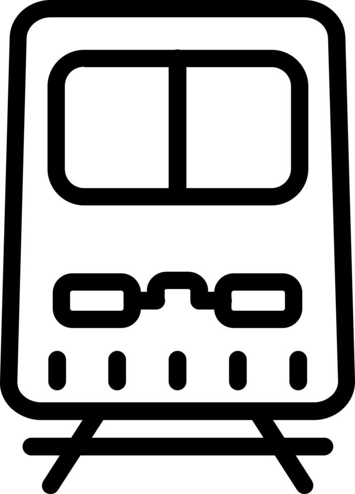 diseño de icono de vector de metro