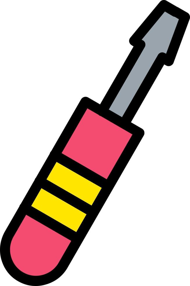 Screwdriver Vector Icon Design