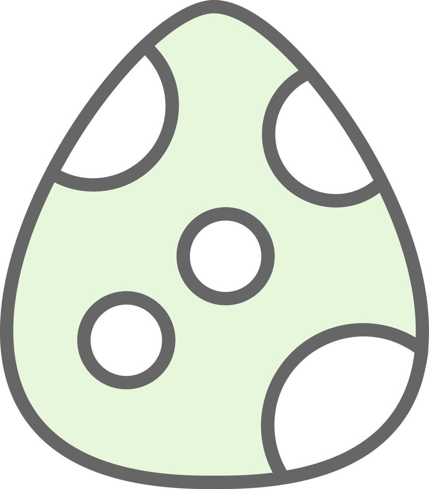 Dinosaur Egg Vector Icon Design