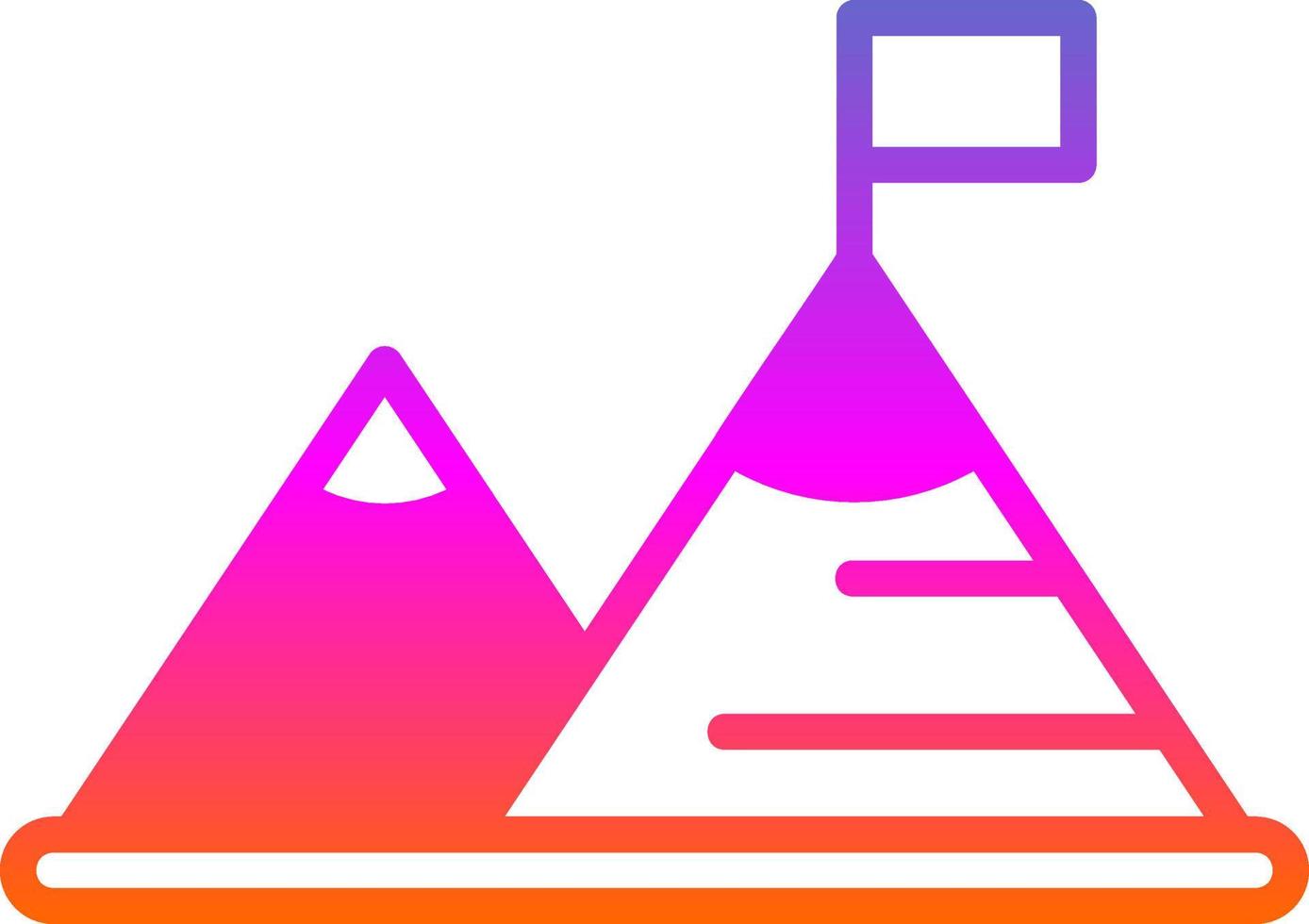 Milestone Vector Icon Design