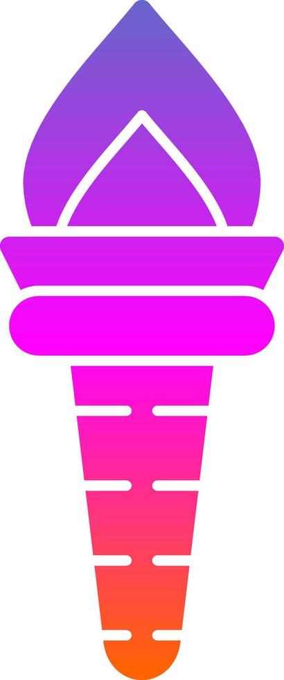 Torch Vector Icon Design