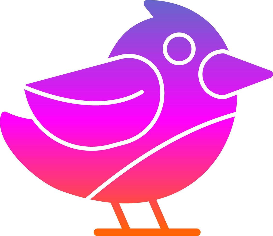 diseño de icono de vector de pájaro