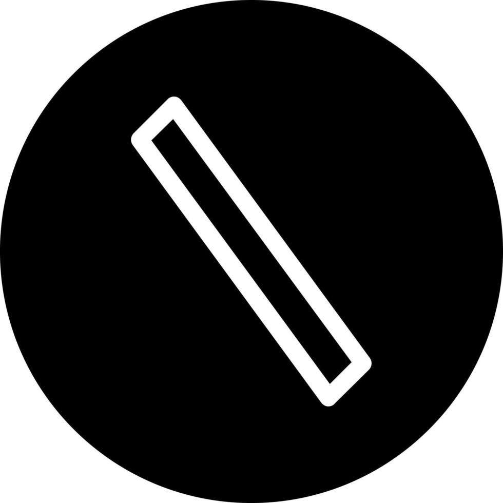 Slash Vector Icon Design