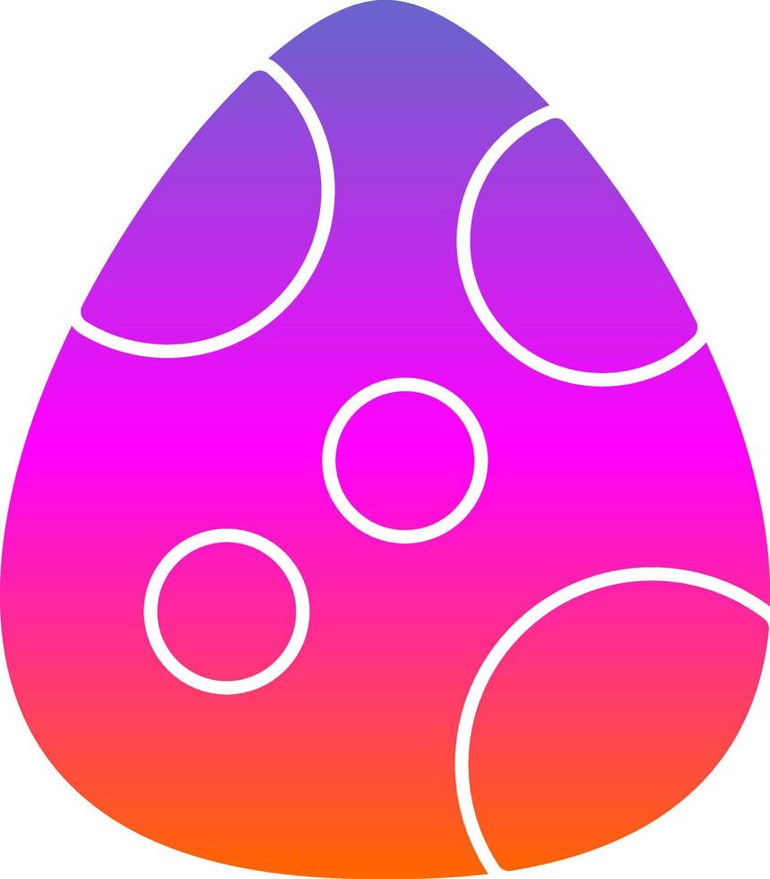 Dinosaur Egg Vector Icon Design