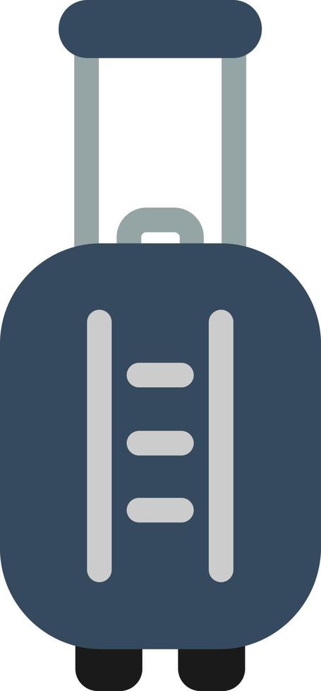 Suitcase Rolling Vector Icon Design