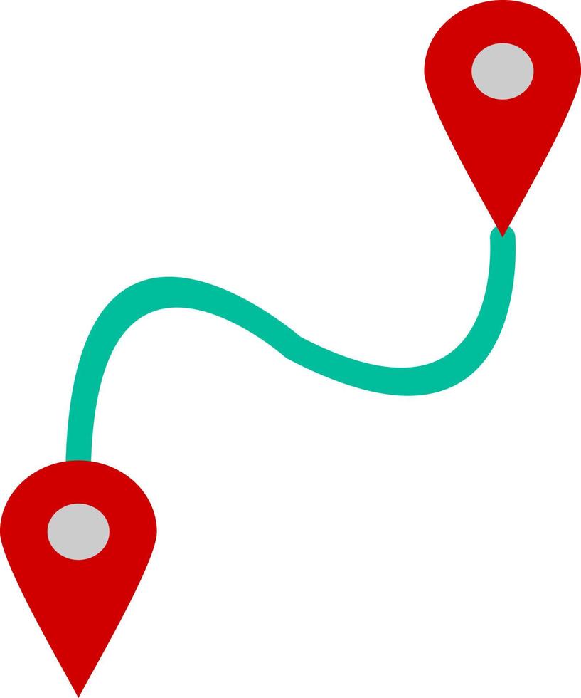 Route Vector Icon Design