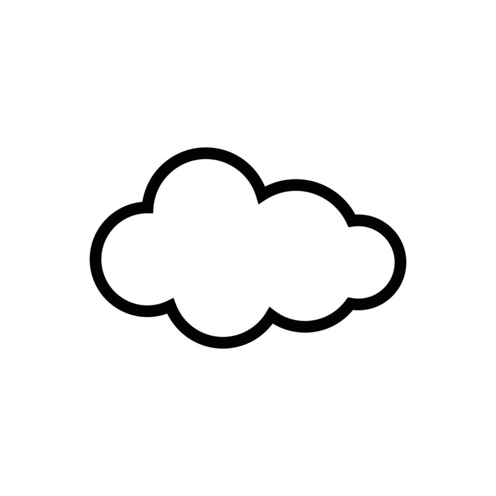 cloud logo vector