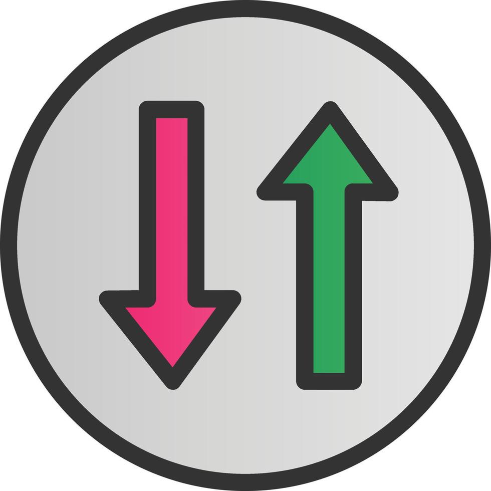 Sort Up Vector Icon Design