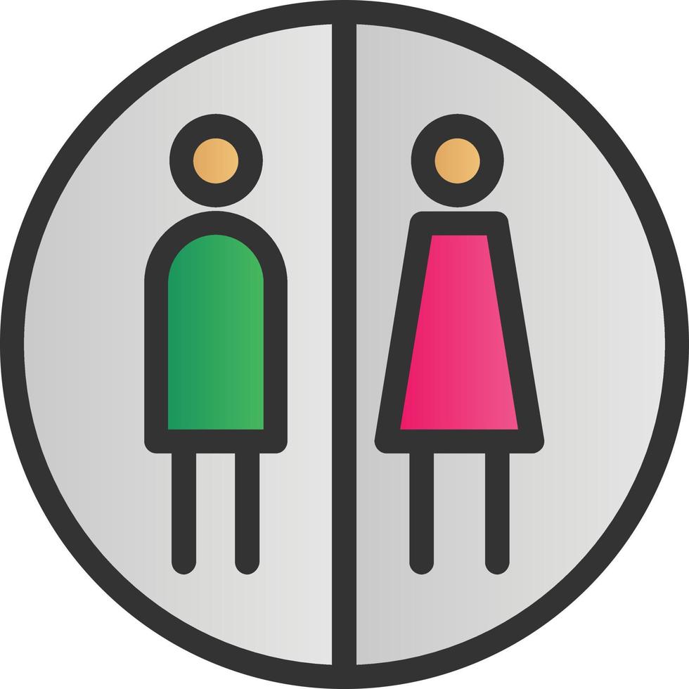Restroom Vector Icon Design