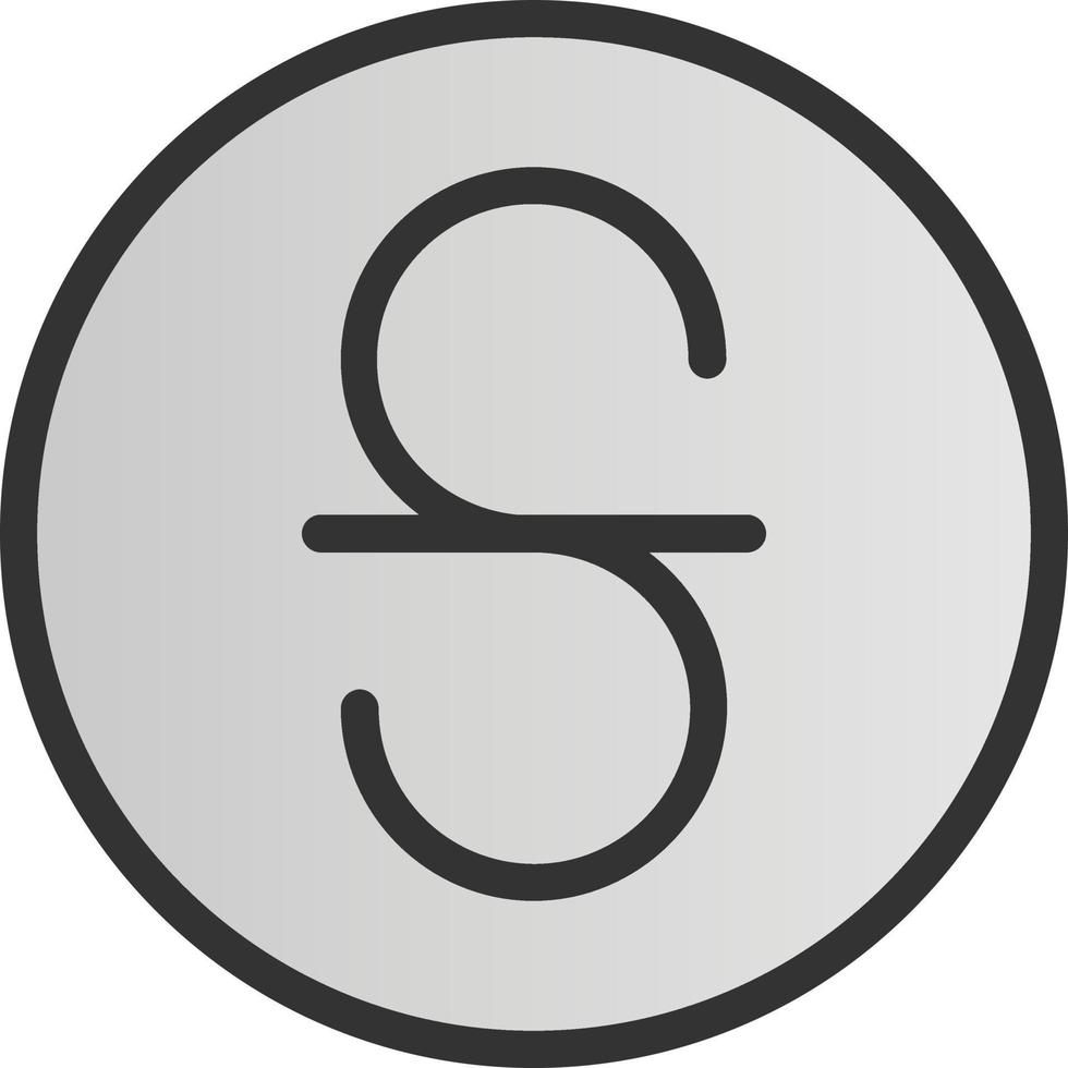 Strikethrough Vector Icon Design