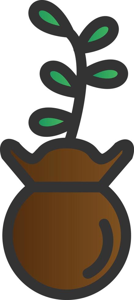 Seedling Vector Icon Design