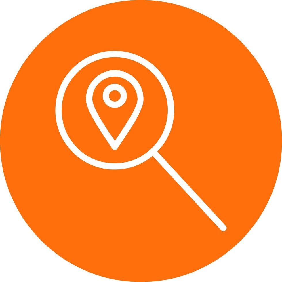 Search Location Vector Icon Design