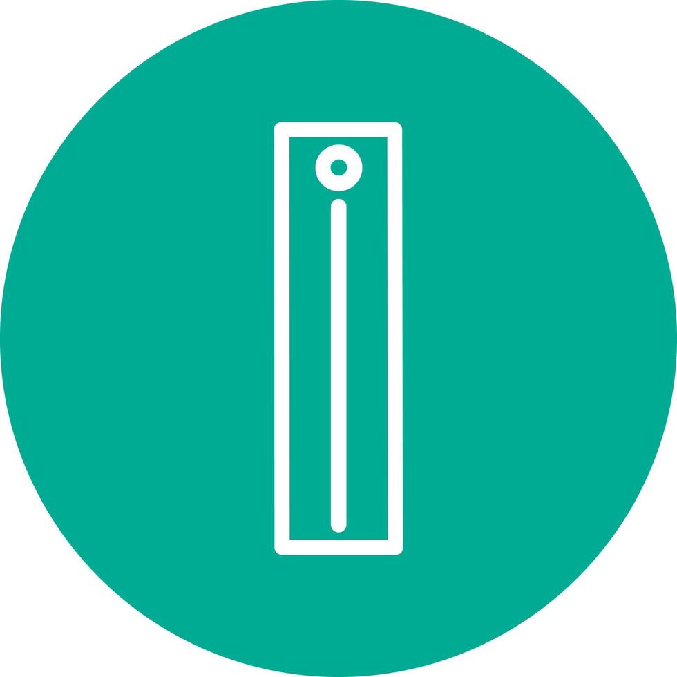 Ruler Vertical Vector Icon Design