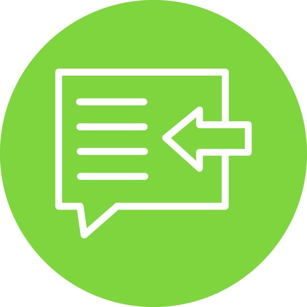 Reply All Vector Icon Design