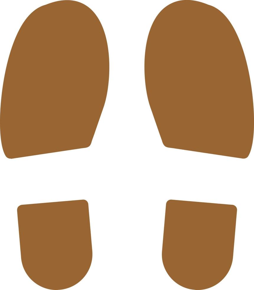 Shoe Prints Vector Icon Design