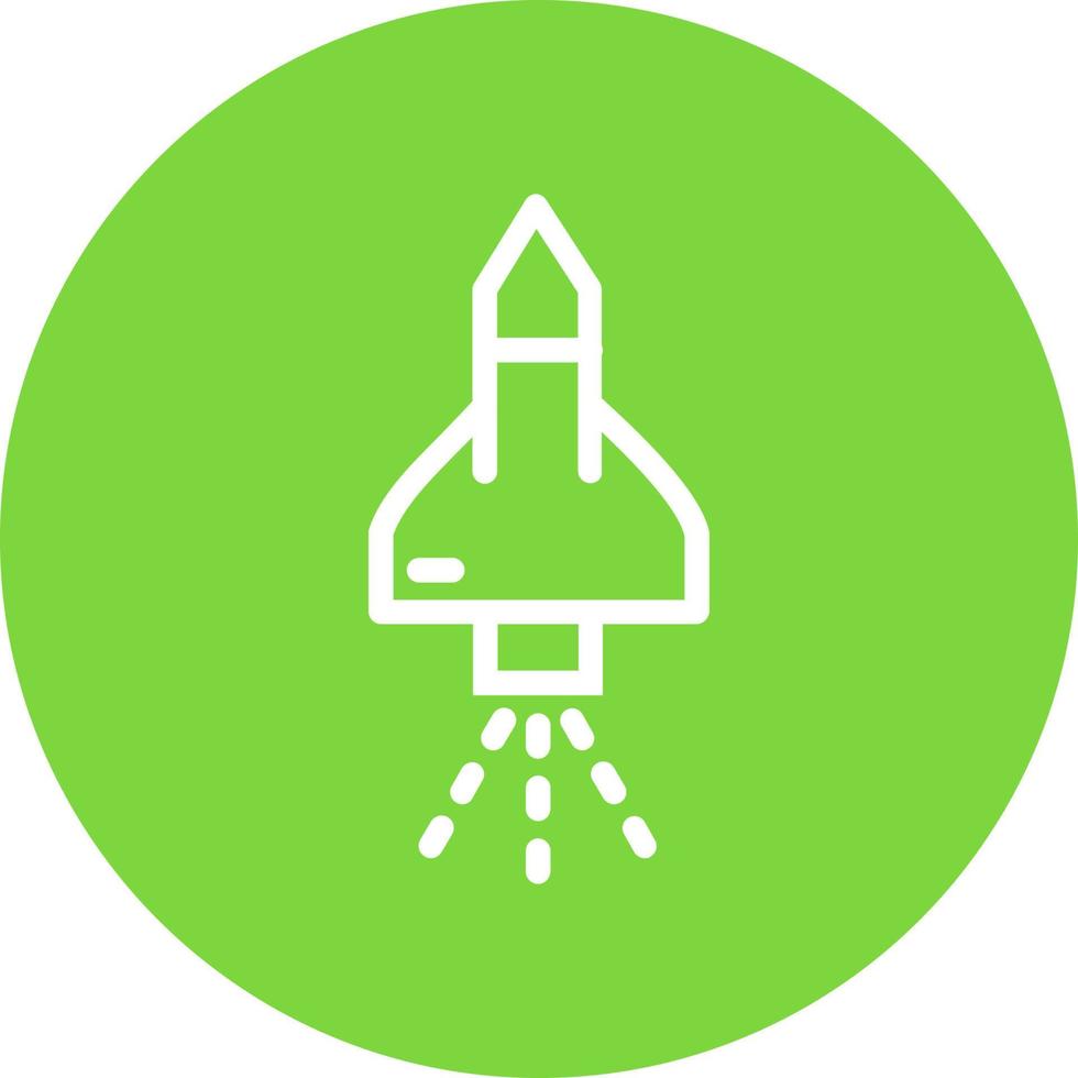 Space Shuttle Vector Icon Design