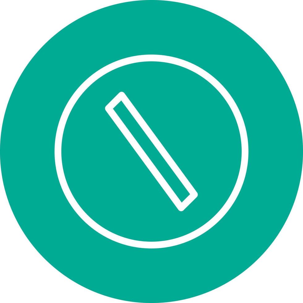 Slash Vector Icon Design