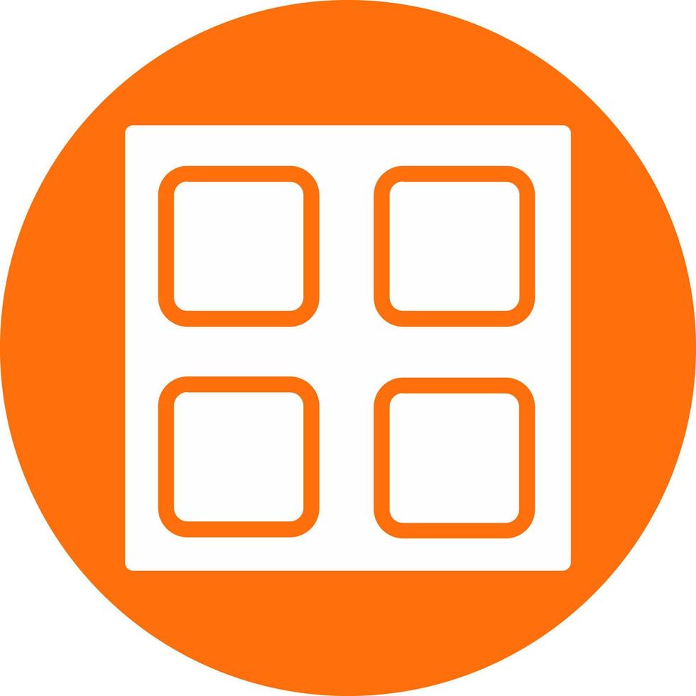 Square Full Vector Icon Design