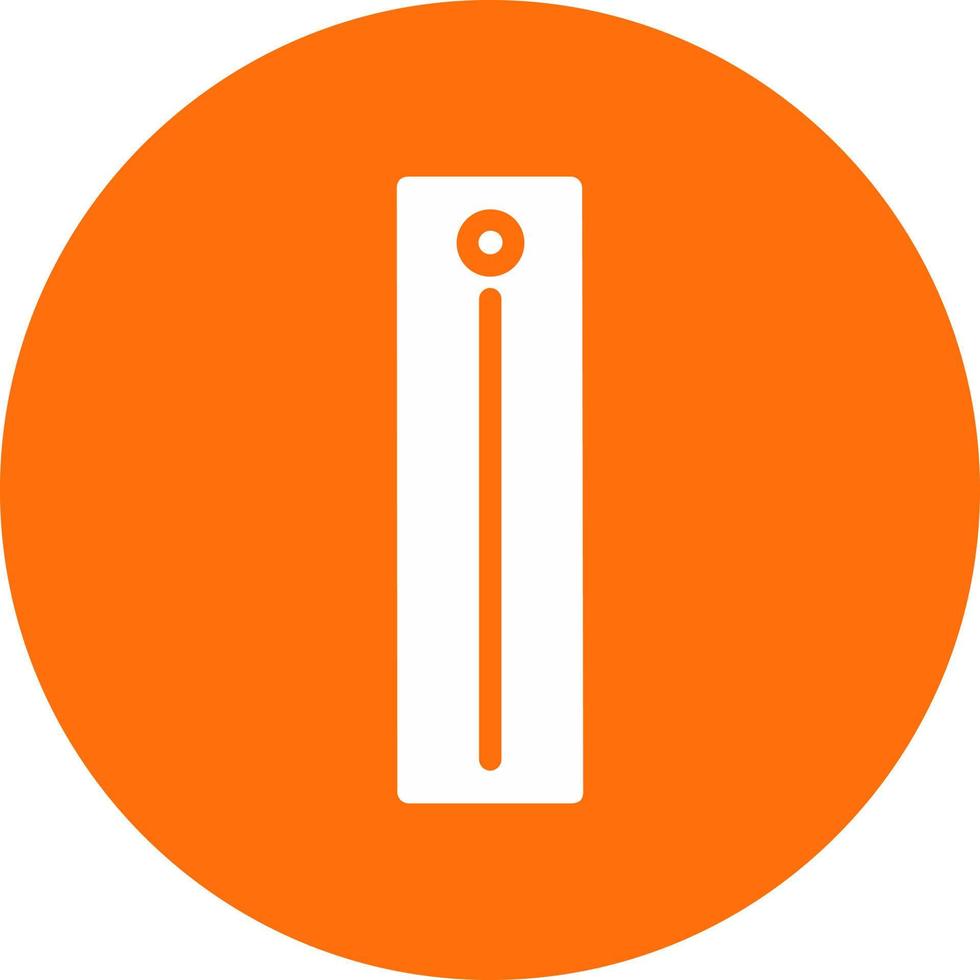 Ruler Vertical Vector Icon Design